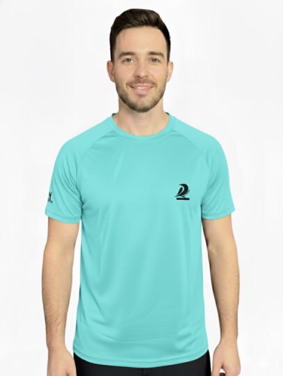 POLERA DRIFTI HOMBRE CELESTE