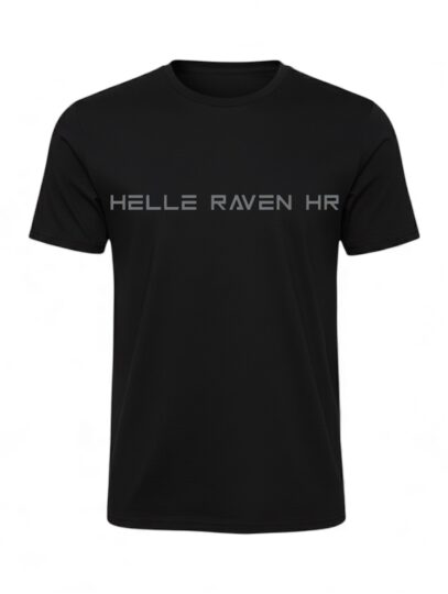 POLERA ALGODON ESTAMPADO GRIS – NEGRO